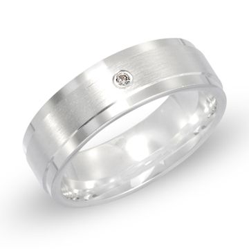Ring Zirkonia mit Gravur - 0414