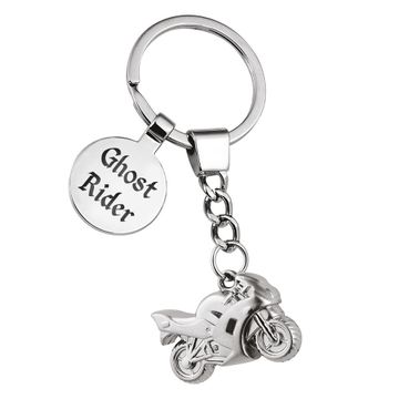 Schlüsselanhänger Motorrad mit Gravur - 2531