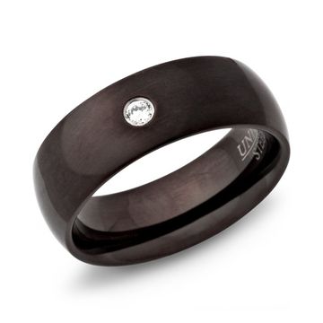 Ring Zirkonia mit Gravur - 0441