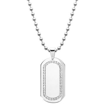 Anhänger Edelstahl Dogtag mit Gravur - 0964