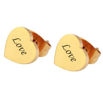 Ohrstecker Edelstahl gravierbar - 2089