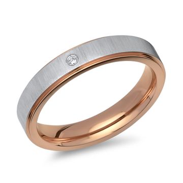 Ring Zirkonia mit Gravur - 1446