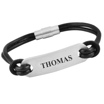 Armband Leder mit Gravur - 1742