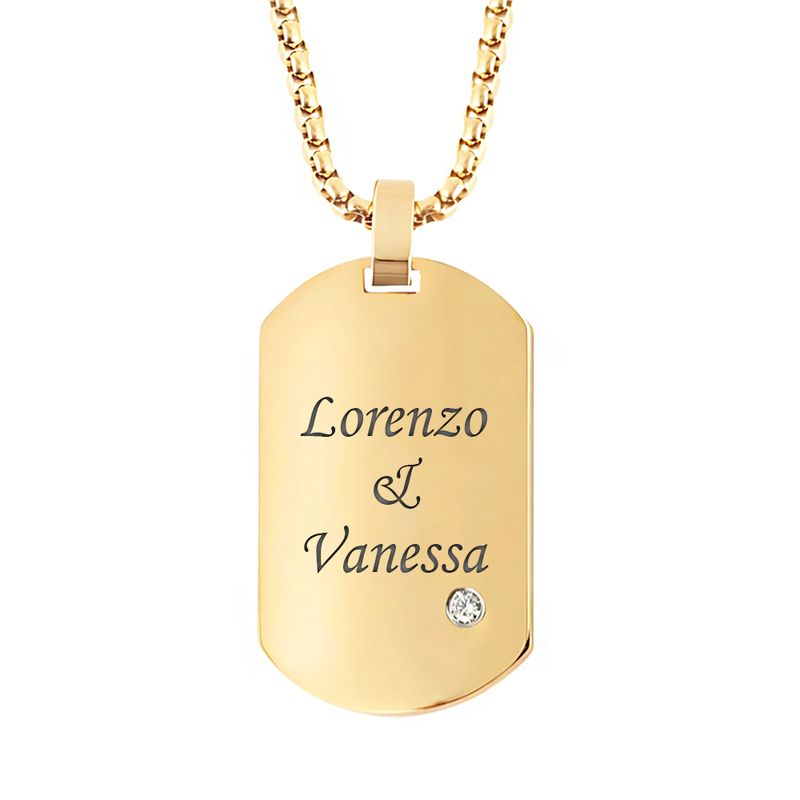 Hundemarke mit Gravur - Personalisiert mit Name - ⌀30mm - Namensschild Hundemarke mit Gravur - Personalisiert mit Name - ⌀30mm - Namensschild