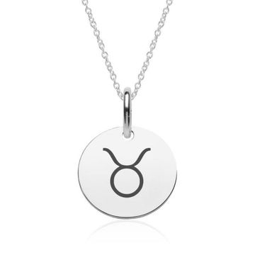 Stier Sternzeichen Silberanhänger mit Gravur - 2160 