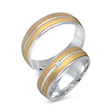 Eheringe Silber mit Gravur - 1267