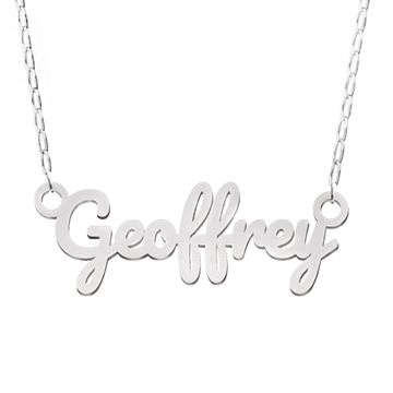 Namenskette Silber - 2858