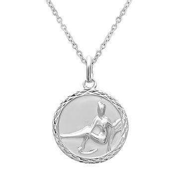 Sternzeichen Jungfrau Silber mit Gravur - 2789