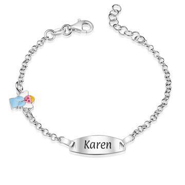 Armkettchen Silber mit Engel - 2511