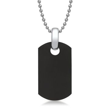 Anhänger Dogtag Edelstahl mit Gravur - 1266