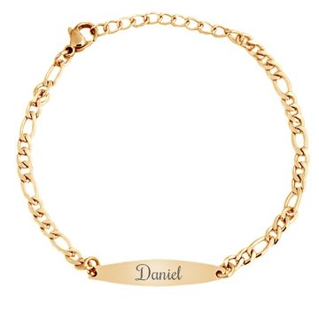 Ident Armband Edelstahl mit Gravur - 1893