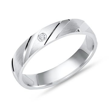 Ring Zirkonia mit Gravur - 0411