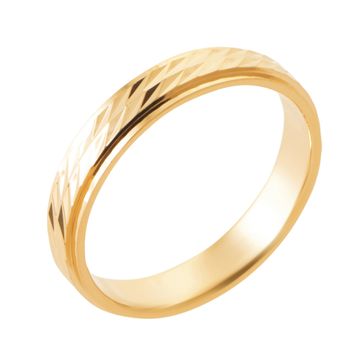 Ring vergoldet mit Gravur - 2910