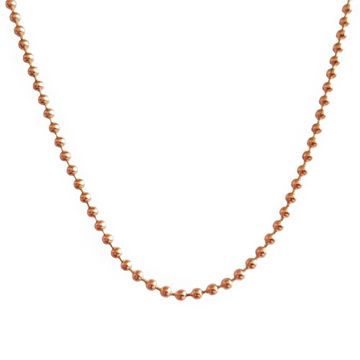 Kugelkette Edelstahl rosé - 2602