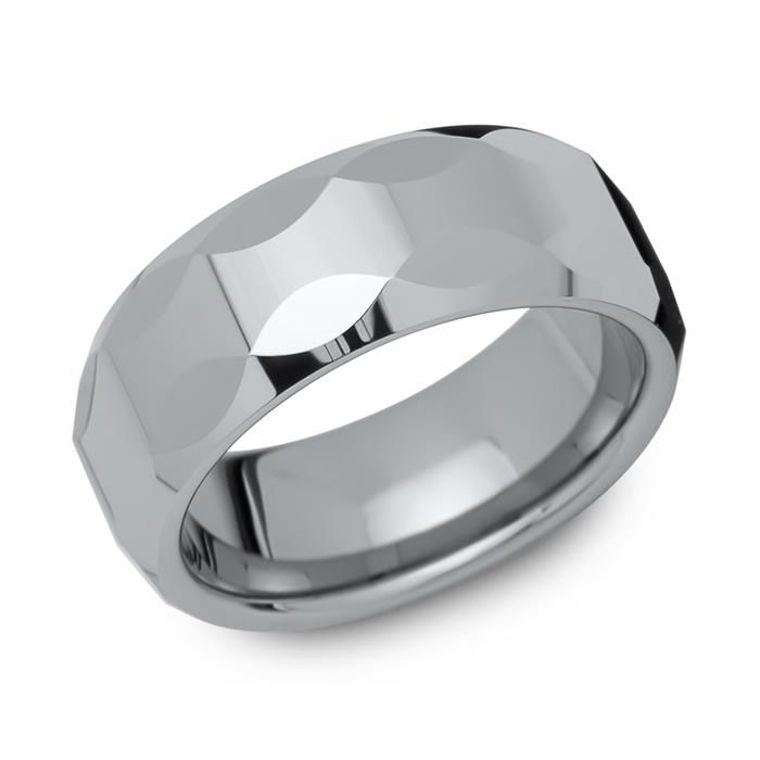 Ring Wolfram mit Gravur - 0408