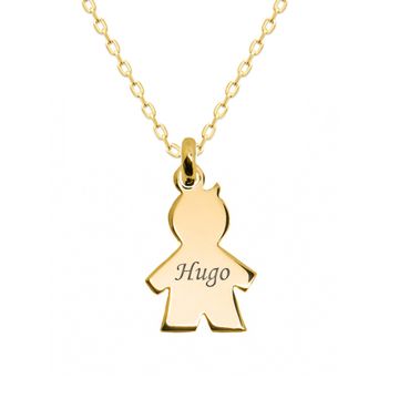 Anhänger Symbol Junge vergoldet - 2782