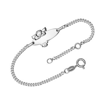 Armband Silber Engel mit Gravur - 0220