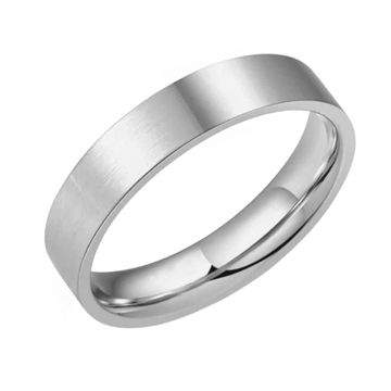 Ring Edelstahl matt mit Gravur - 2936