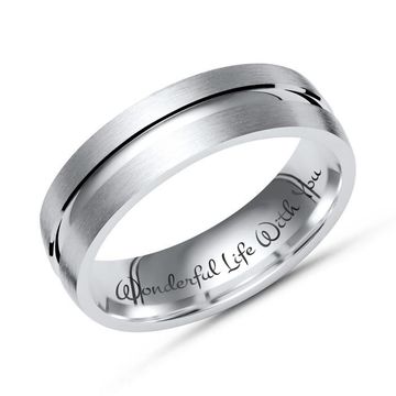 Ring Silber mit Gravur - 0395