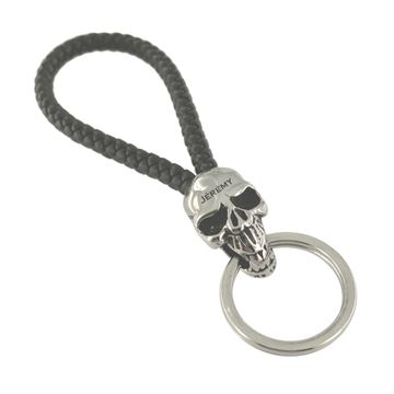 Schlüsselanhänger Totenkopf gravierbar - 2414