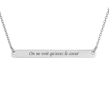 Anhänger Edelstahl mit Gravurplatte - 2111