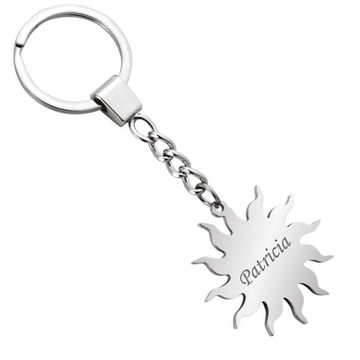 Personalisierbarer Schlüsselanhänger Sonne - 2895