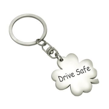 Schlüsselanhänger Kleeblatt mit Gravur - 1940