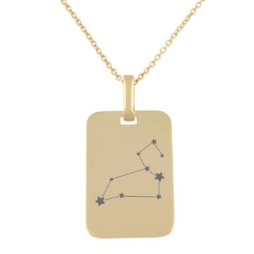 Sternzeichen Anhänger vergoldet - 2877