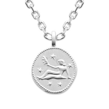 Sternzeichen Jungfrau Silber mit Gravur - 2789