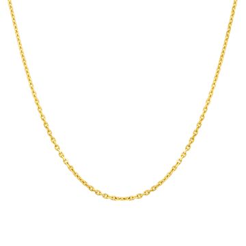 Ankerkette 925 Silber vergoldet 1mm - 2612