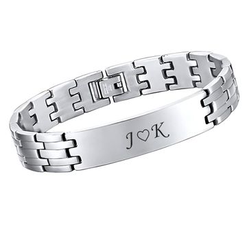 Personalisierbares Edelstahlarmband - 2930