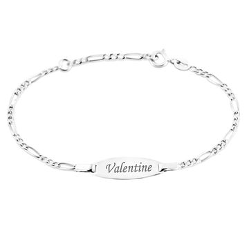 Armband Silber mit Gravur  - 0696