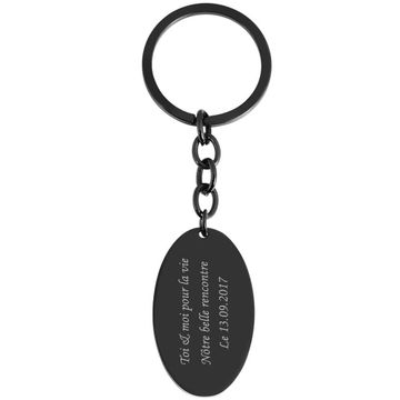 Schlüsselanhänger Edelstahl mit Gravur - 2094