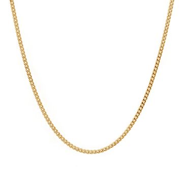 Vergoldete Panzerkette Edelstahl 3 mm - 2672