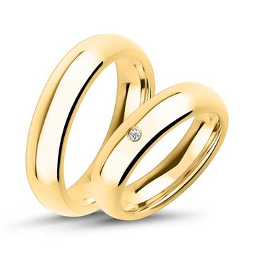 Eheringe Edelstahl mit Gravur - 1450