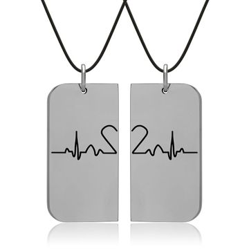 Anhänger Edelstahl mit Gravur - 1510