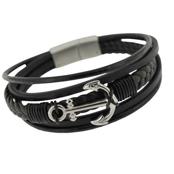 Mehrreihiges Anker Armband mit Gravur - 2410