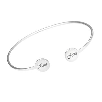 Personalisierter Silber-Armreif - 2919