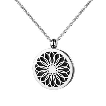 Mandala Medaillon Silber mit Gravur - 2669
