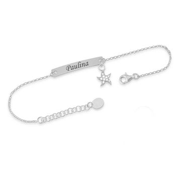 ID Armband mit Sternanhänger - 2314