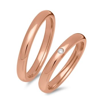 Eheringe Edelstahl mit Gravur - 1452